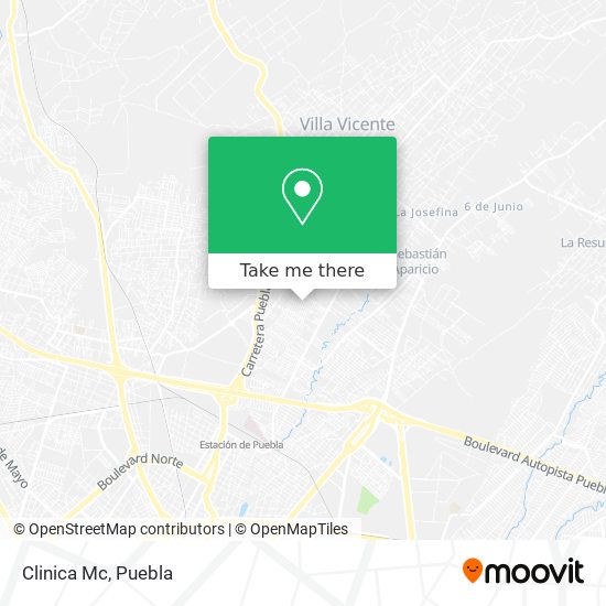 Mapa de Clinica Mc
