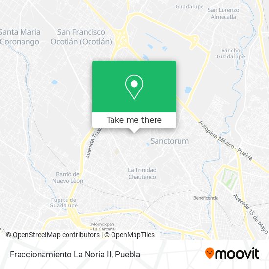 Fraccionamiento La Noria II map