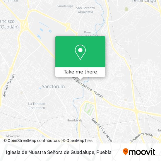 Iglesia de Nuestra Señora de Guadalupe map