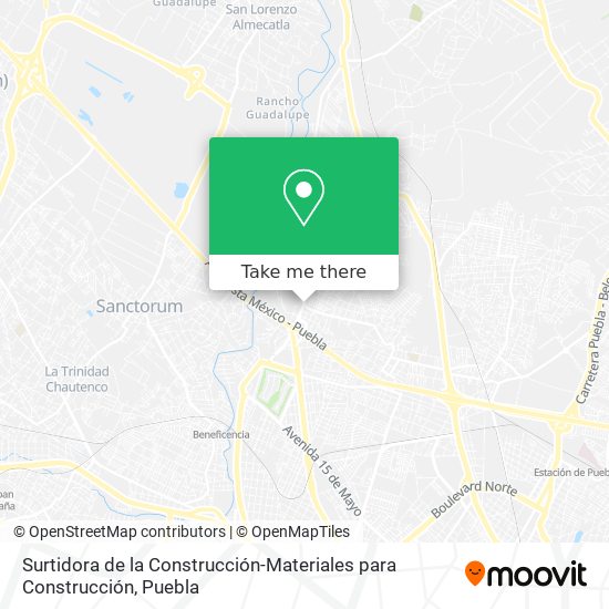 Mapa de Surtidora de la Construcción-Materiales para Construcción