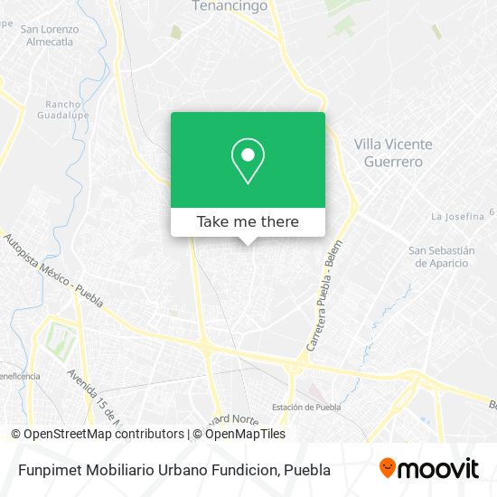Funpimet Mobiliario Urbano Fundicion map