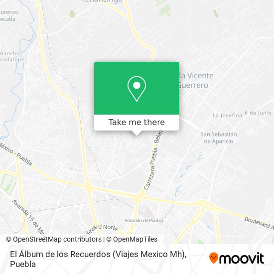 El Álbum de los Recuerdos (Viajes Mexico Mh) map