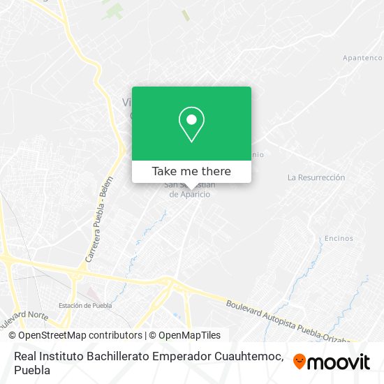 Mapa de Real Instituto Bachillerato Emperador Cuauhtemoc