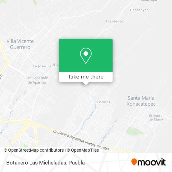 Botanero Las Micheladas map