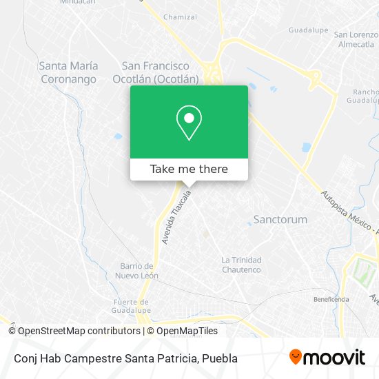 Conj Hab Campestre Santa Patricia map