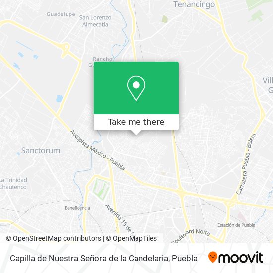 Capilla de Nuestra Señora de la Candelaria map