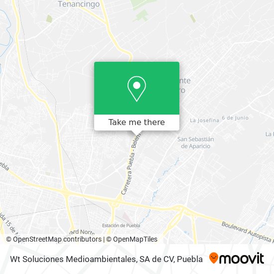 Wt Soluciones Medioambientales, SA de CV map