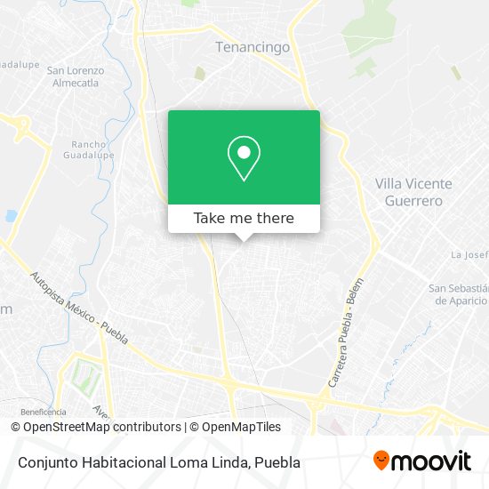Conjunto Habitacional Loma Linda map