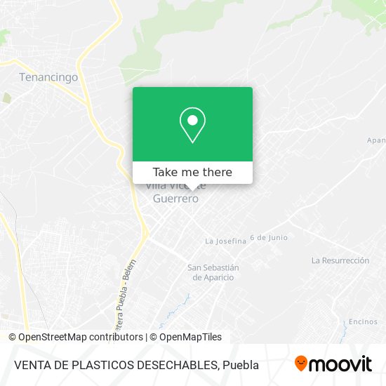 VENTA DE PLASTICOS DESECHABLES map