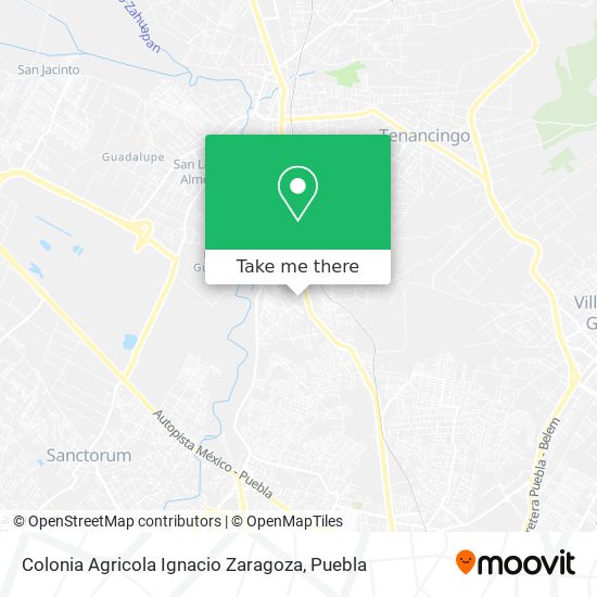Colonia Agricola Ignacio Zaragoza map