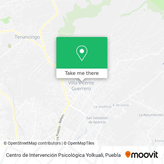Centro de Intervención Psicológica Yolkuali map