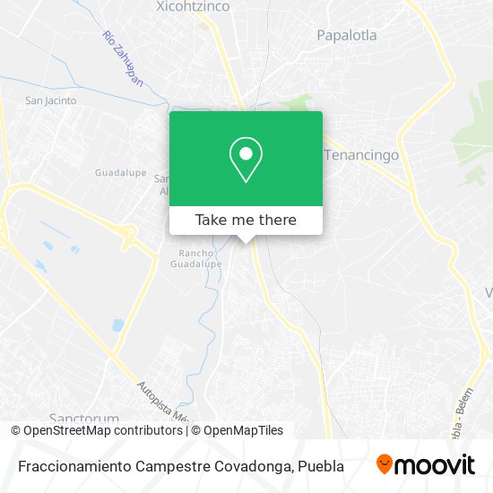 Fraccionamiento Campestre Covadonga map