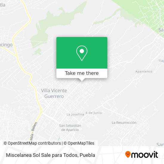 Mapa de Miscelanea Sol Sale para Todos