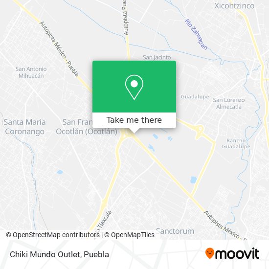 Chiki Mundo Outlet map