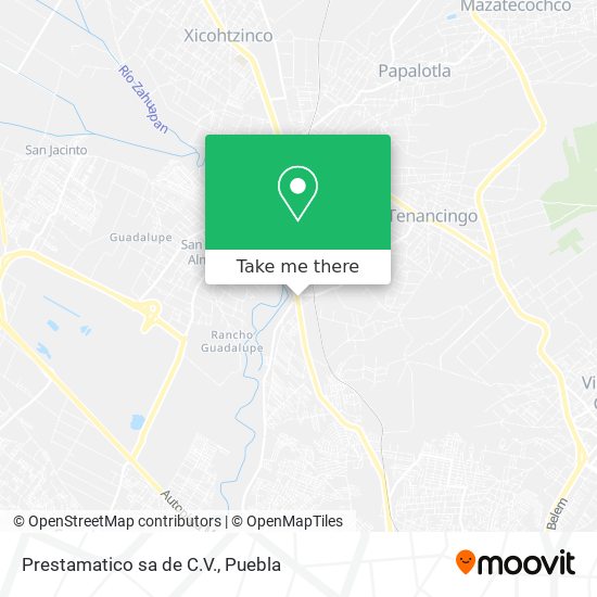Mapa de Prestamatico sa de C.V.