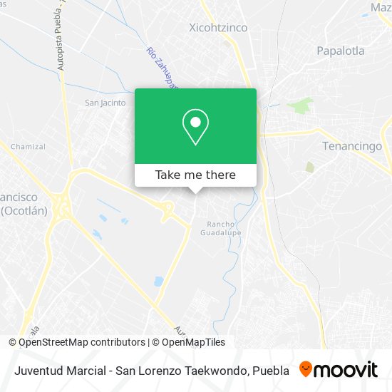 Juventud Marcial - San Lorenzo Taekwondo map