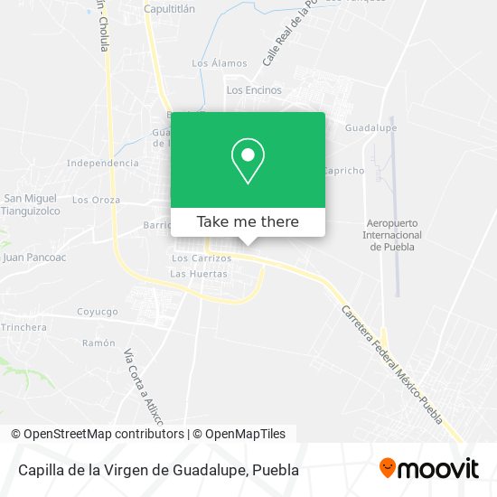 Capilla de la Virgen de Guadalupe map