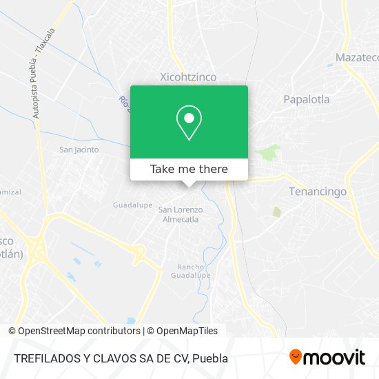 TREFILADOS Y CLAVOS SA DE CV map