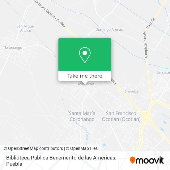 Biblioteca Pública Benemérito de las Américas map