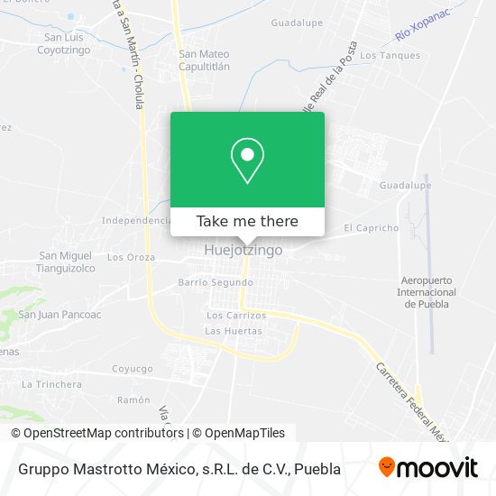 Gruppo Mastrotto México, s.R.L. de C.V. map