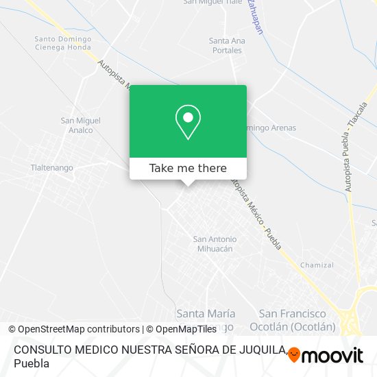 Mapa de CONSULTO MEDICO NUESTRA SEÑORA DE JUQUILA