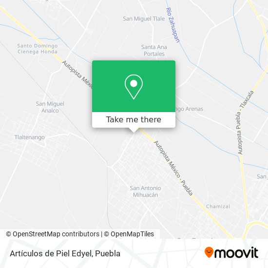 Artículos de Piel Edyel map