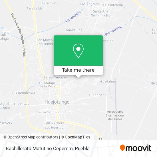 Bachillerato Matutino Cepemm map