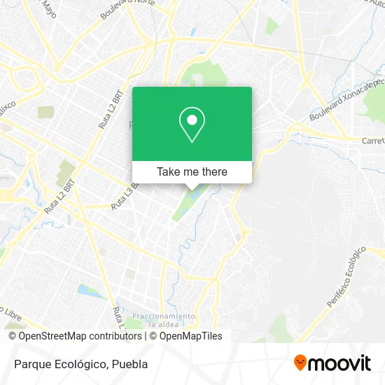 Parque Ecológico map