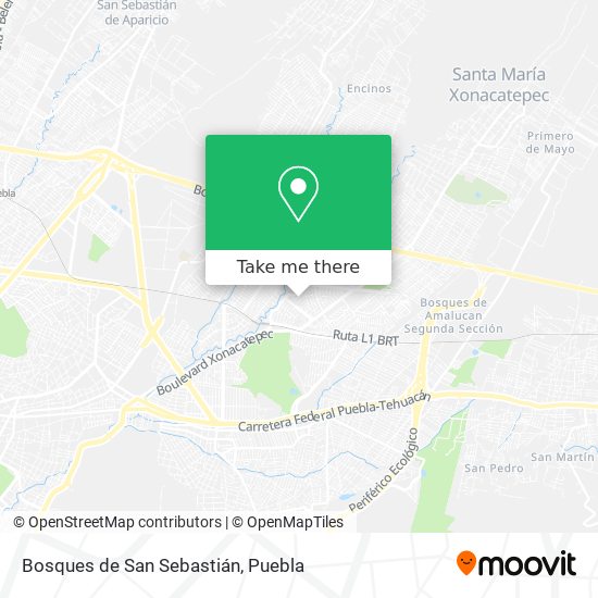 Mapa de Bosques de San Sebastián