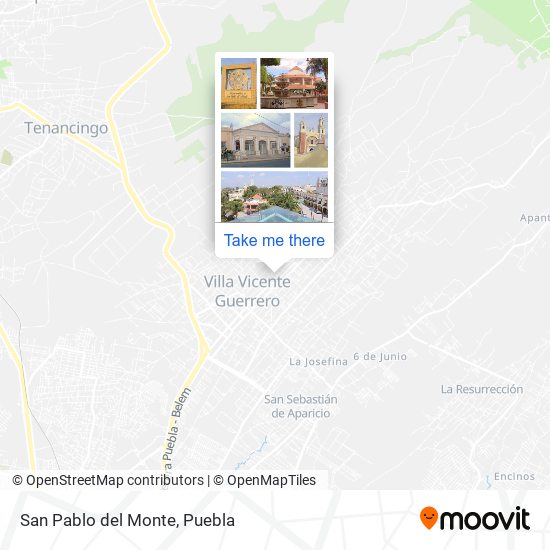 San Pablo del Monte map