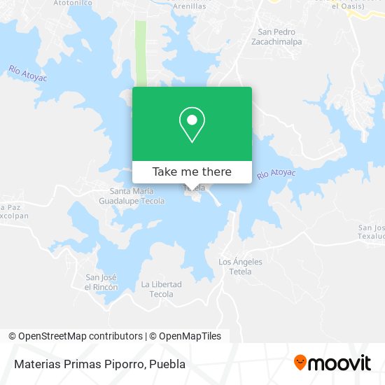 Materias Primas Piporro map