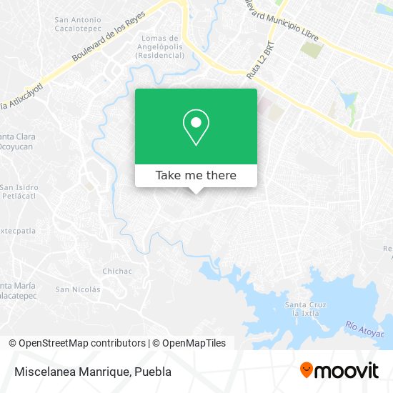 Mapa de Miscelanea Manrique