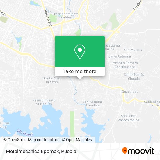 Mapa de Metalmecánica Epomak