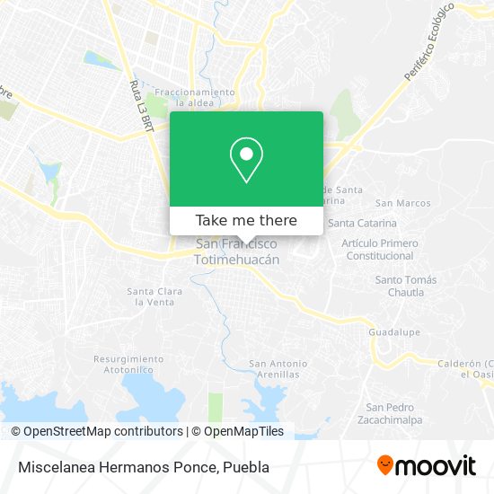 Miscelanea Hermanos Ponce map