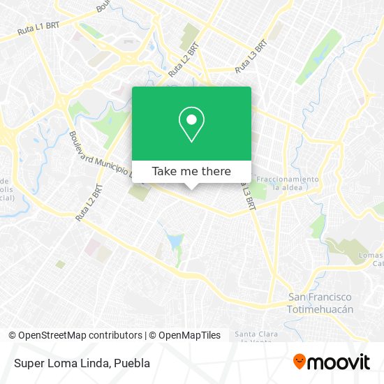 Mapa de Super Loma Linda