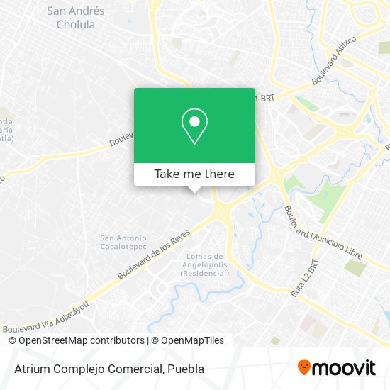 Mapa de Atrium Complejo Comercial