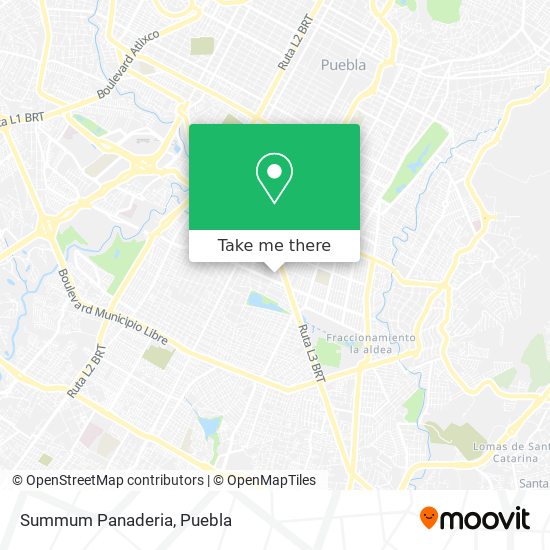Mapa de Summum Panaderia