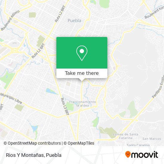 Mapa de Rios Y Montañas