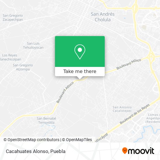 Mapa de Cacahuates Alonso