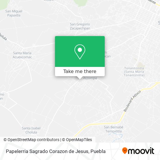 Papelerria Sagrado Corazon de Jesus map