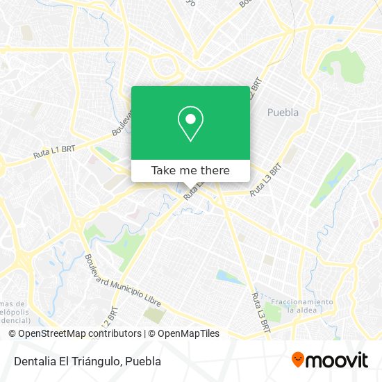 Dentalia El Triángulo map