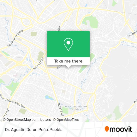Dr. Agustín Durán Peña map