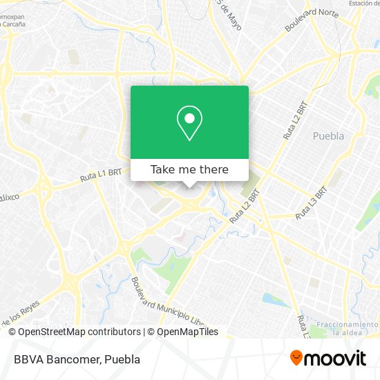 BBVA Bancomer map