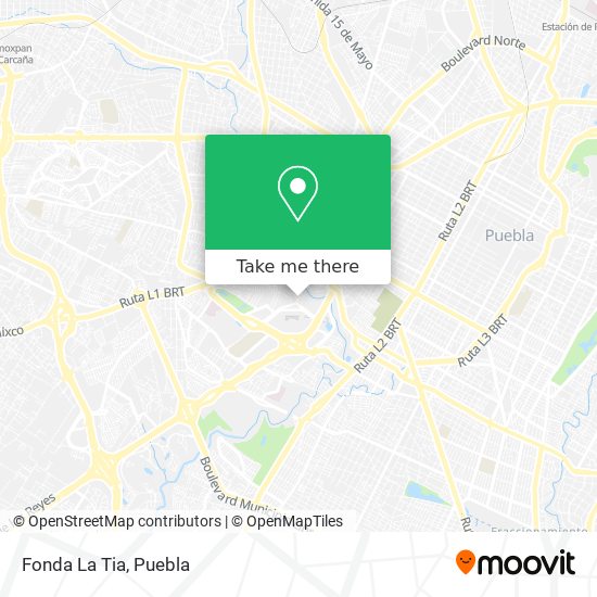 Mapa de Fonda La Tia