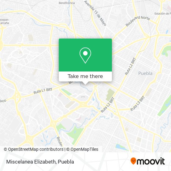 Mapa de Miscelanea Elizabeth