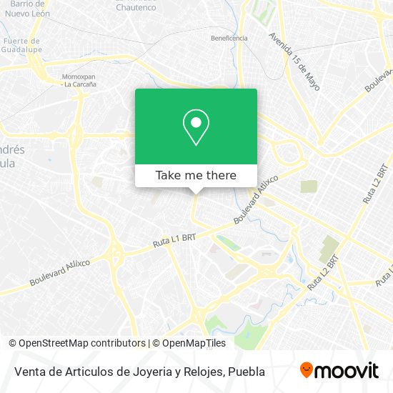 Venta de Articulos de Joyeria y Relojes map