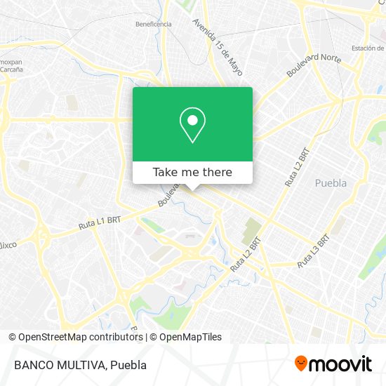 BANCO MULTIVA map