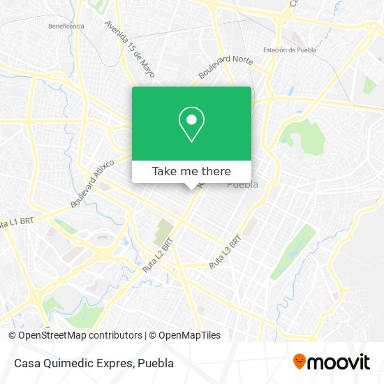 Mapa de Casa Quimedic Expres