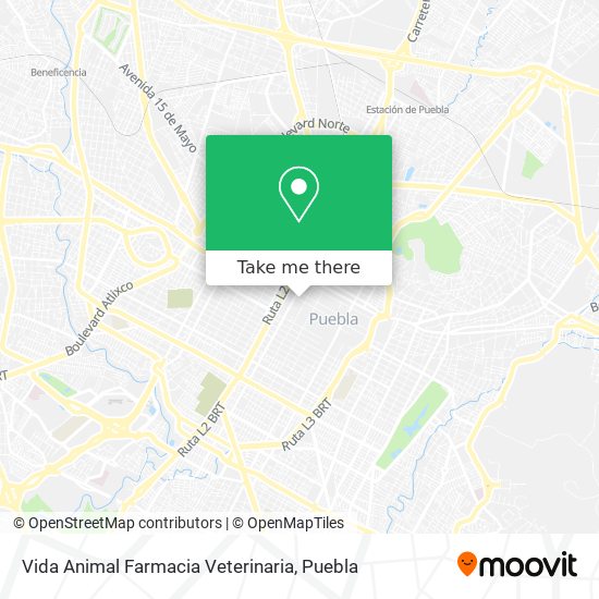 Vida Animal Farmacia Veterinaria map
