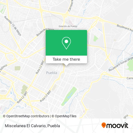 Mapa de Miscelanea El Calvario